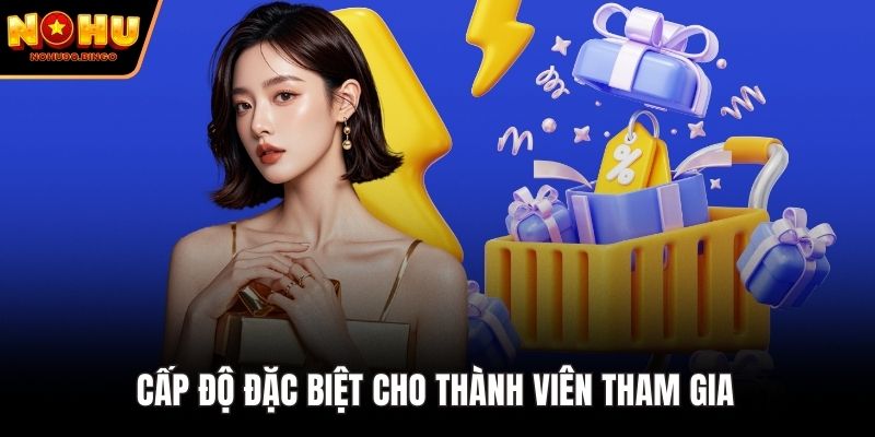 Cấp độ đặc biệt cho thành viên tham gia 